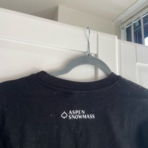 Aspen Ajax Tavern Crewneck Sweatshirt Black and Cream